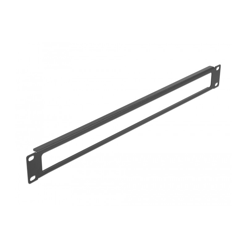 Delock 19″ Netzwerkschrank Panel mit Öffnung 1 HE schwarz
