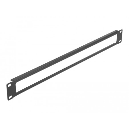 Delock 19″ Netzwerkschrank Panel mit Öffnung 1 HE schwarz