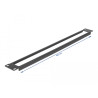 Delock 19″ Netzwerkschrank Panel mit Öffnung 1 HE schwarz