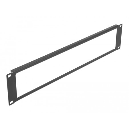 Delock 19″ Netzwerkschrank Panel mit Öffnung 2 HE schwarz