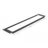 Delock 19″ Netzwerkschrank Panel mit Öffnung 2 HE schwarz