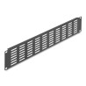 Delock 19″ Netzwerkschrank Panel mit Lüftungsschlitzen horizontal 2 HE schwarz