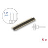 Delock Stiftleiste 20 Pin, Rastermaß 1,27 mm, 1-reihig, gerade, 5 Stück