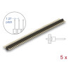 Delock Stiftleiste 40 Pin, Rastermaß 1,27 mm, 1-reihig, gerade, 5 Stück