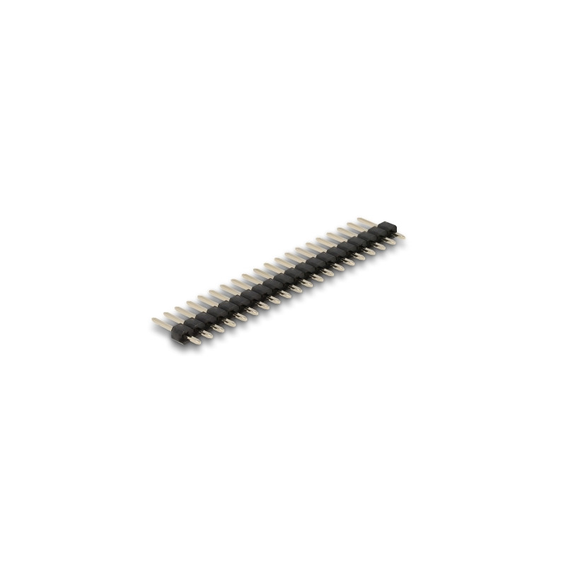 Delock Stiftleiste 20 Pin, Rastermaß 2,54 mm, 1-reihig, gerade, 5 Stück
