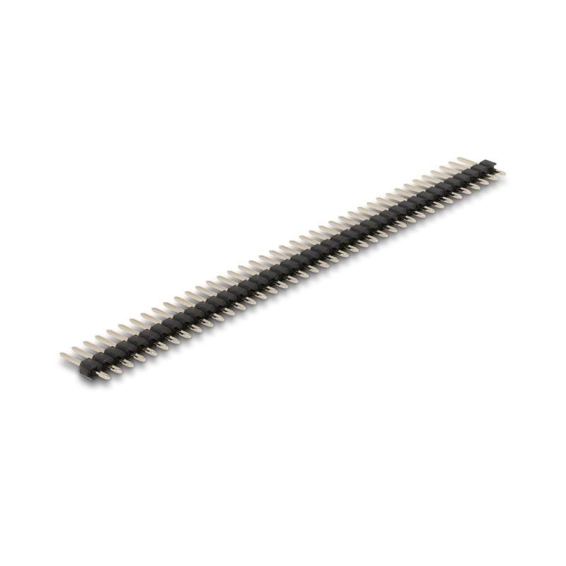 Delock Stiftleiste 40 Pin, Rastermaß 2,54 mm, 1-reihig, gerade, 5 Stück