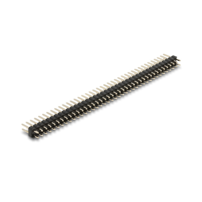Delock Stiftleiste 40 Pin, Rastermaß 2,54 mm, 2-reihig, gerade, 5 Stück
