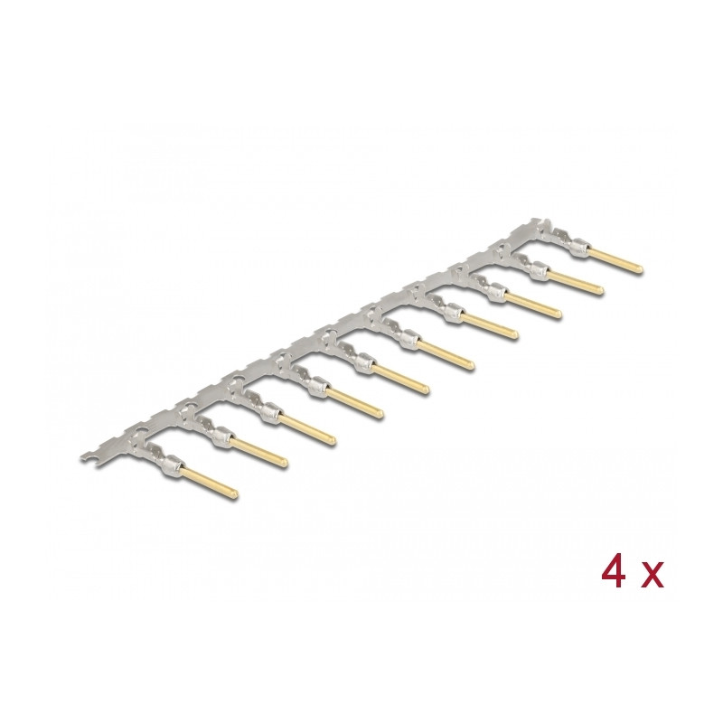 Delock Crimp-Kontakte für D-Sub Crimp Stecker 40 Stück