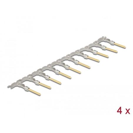 Delock Crimp-Kontakte für D-Sub Crimp Stecker 40 Stück