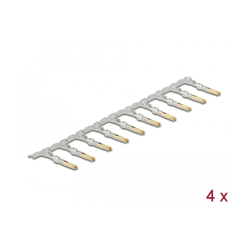 Delock Crimp-Kontakte für D-Sub Crimp Buchse 40 Stück