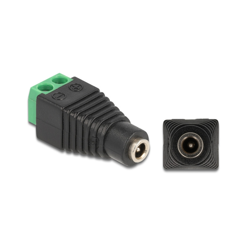 Delock Adapter DC 1,35 x 3,5 mm Buchse - Terminalblock 2 Pin