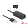 Delock USB Headset und Mikrofon Adapter mit 2 x 3,5 mm Klinkenbuchse für Windows und Mac OS