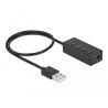 Delock USB Headset und Mikrofon Adapter mit 2 x 3,5 mm Klinkenbuchse für Windows und Mac OS