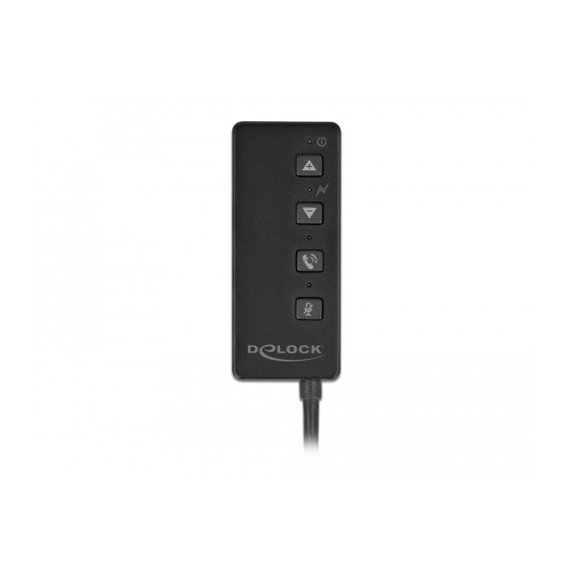 Delock USB Headset und Mikrofon Adapter mit 2 x 3,5 mm Klinkenbuchse für Windows und Mac OS