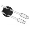 Delock Kabelhalter Mini mit 2 Durchführungen selbstklebend Set 10 Stück schwarz