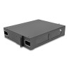 Delock 19″ LWL Patchpanel mit Sichtfenster unbestückt 2 HE dunkelgrau