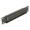 Delock 10″ LWL Patchpanel 12 Port SC Duplex beige 1 HE schwarz