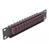 Delock 10″ LWL Patchpanel 12 Port SC Duplex violett 1 HE schwarz