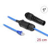 Delock Kabel RJ45 Stecker zu RJ45 Buchse Cat.6 wasserdicht mit Kabelverschraubung und Knickschutztülle
