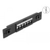 Delock 10″ Keystone Patchpanel 6 Port werkzeugfrei