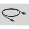 Delock Multifunktionales Doppelkapsel USB Mikrofon mit 3,5 mm Klinken Kopfhöreranschluss und Lautstärkeregler + Quick-Mute Funkt