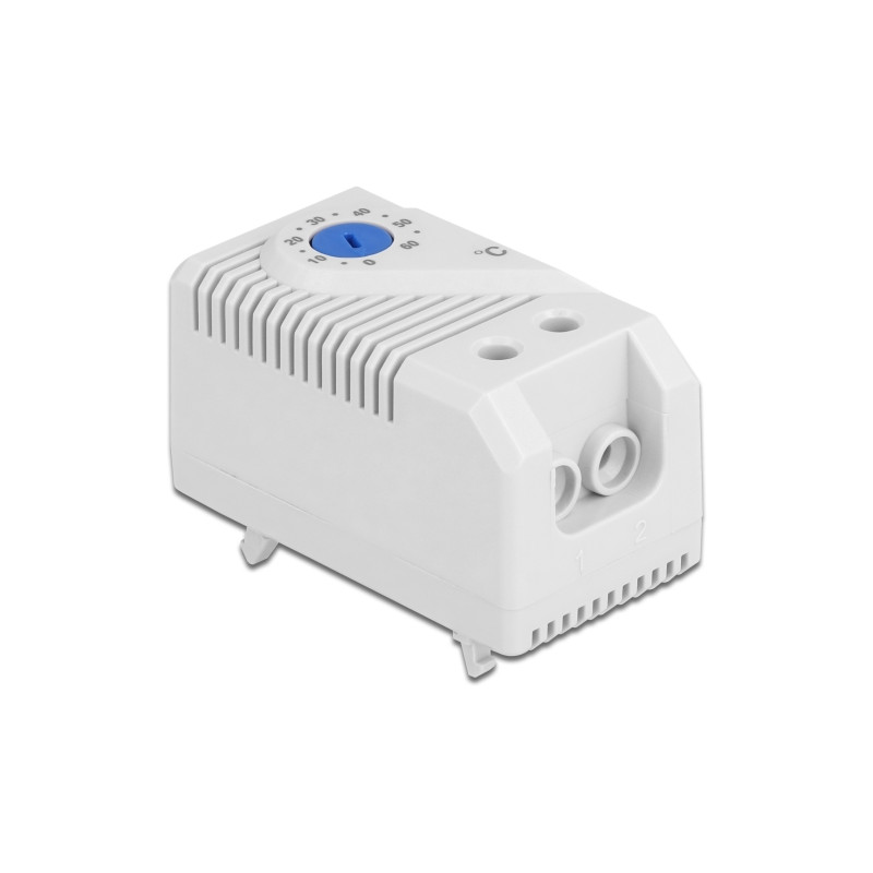 Delock Thermostat mit Öffner-Kontakt für Hutschiene