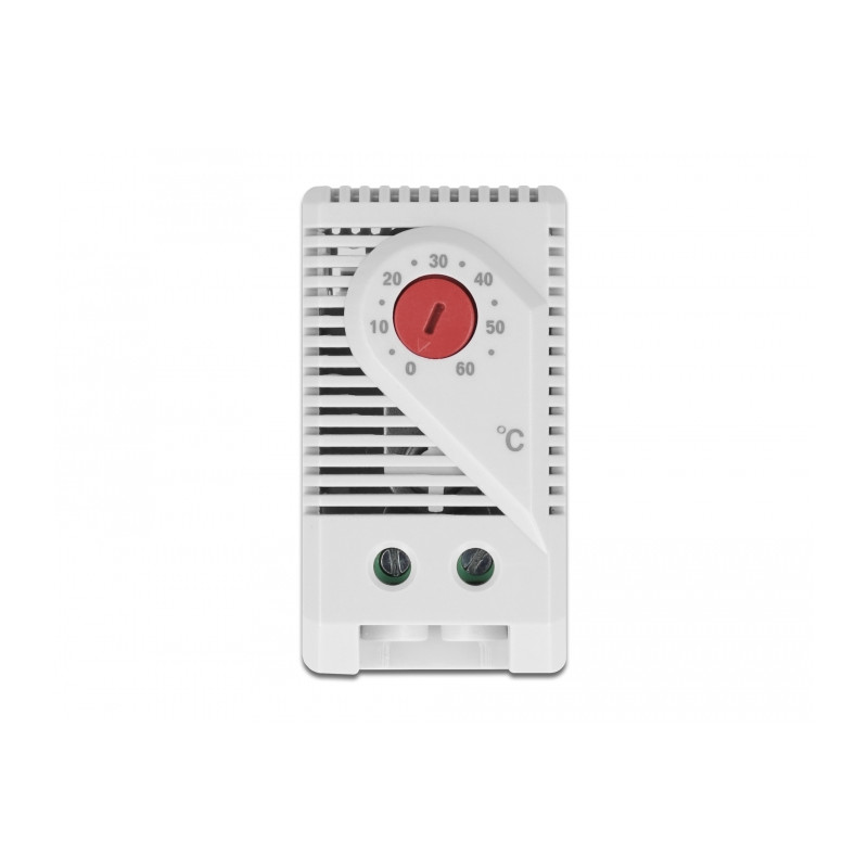 Delock Thermostat mit Schließer-Kontakt für Hutschiene