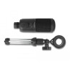 Delock USB Kondensator Mikrofon mit Ständer 24 Bit / 192 kHz für PC und Notebook