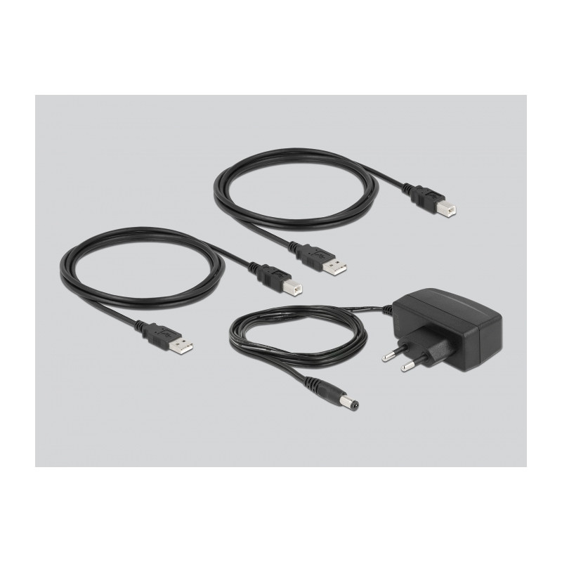 Delock USB 2.0 Switch für 4 PC an 4 Geräte