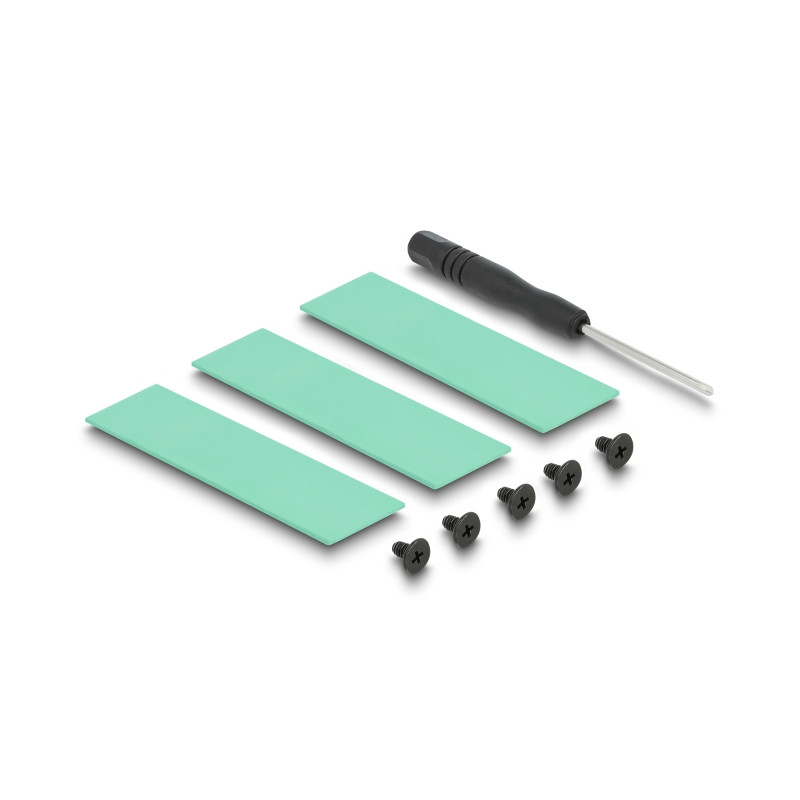 Delock Kühlkörper für M.2 SSD 2280 schwarz