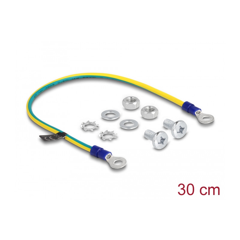 Delock Erdungskit für Netzwerkschrank 30 cm