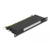 Delock 10″ Patchpanel 8 Port Cat.6A 0,5 HE schwarz