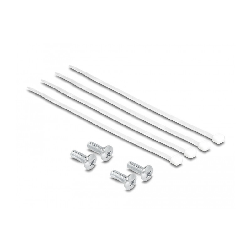 Delock 10″ Patchpanel 8 Port Cat.6A 1 HE schwarz