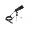 Delock Professionelles USB Kondensator Mikrofon 24 Bit / 192 kHz für PC und Notebook