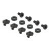 Delock 19″ Hutschienenpanel 1 HE schwarz