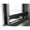 Delock 19″ Tragschiene längenverstellbar 368 - 600 mm für Netzwerkschrank 1 HE schwarz 2 Stück
