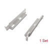 Delock 19″ Tragschiene längenverstellbar 368 - 600 mm für Netzwerkschrank 1 HE grau 1 Paar