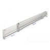 Delock 19″ Tragschiene längenverstellbar 368 - 600 mm für Netzwerkschrank 1 HE grau 1 Paar