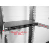 Delock 19″ Tragschiene längenverstellbar 368 - 600 mm für Netzwerkschrank 1 HE grau 1 Paar