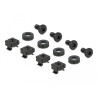 Delock 10″ Hutschienenpanel 1 HE schwarz