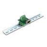Delock D-Sub 9 Pin Stecker zu Terminalblock für Hutschiene