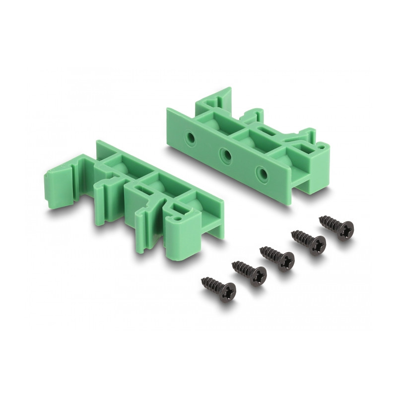 Delock D-Sub 9 Pin Stecker zu Terminalblock für Hutschiene