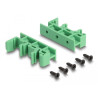 Delock D-Sub 9 Pin Buchse zu Terminalblock für Hutschiene