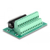 Delock D-Sub 25 Pin Stecker zu Terminalblock für Hutschiene