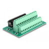 Delock D-Sub 25 Pin Buchse zu Terminalblock für Hutschiene