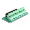 Delock D-Sub 37 Pin Stecker zu Terminalblock für Hutschiene