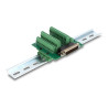 Delock D-Sub HD 44 Pin Stecker zu Terminalblock für Hutschiene