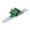 Delock D-Sub HD 44 Pin Buchse zu Terminalblock für Hutschiene