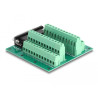 Delock D-Sub HD 44 Pin Buchse zu Terminalblock für Hutschiene