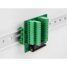 Delock D-Sub HD 44 Pin Buchse zu Terminalblock für Hutschiene